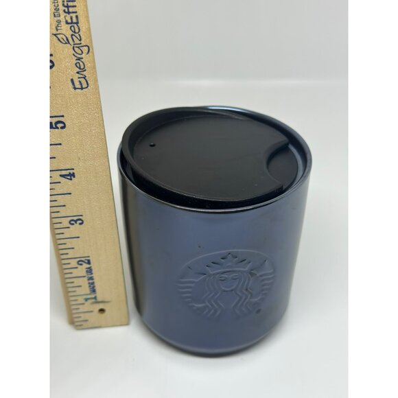 Starbucks 2020 Purple Blue Iridescent Ceramic Cup Mug with Lid 8oz Tumbler - Picture 4 of 7